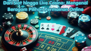 Dari Slot hingga Live Casino Mengenal Beragam Pilihan Permainan Online