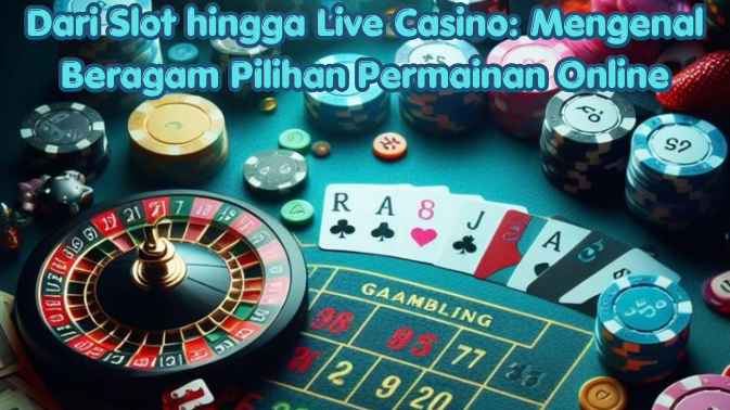 Dari Slot hingga Live Casino Mengenal Beragam Pilihan Permainan Online