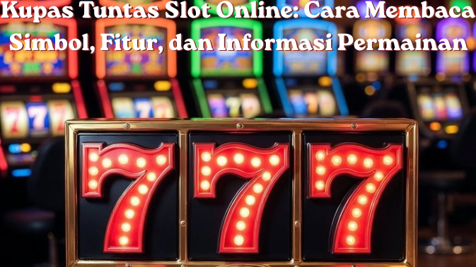 Kupas Tuntas Slot Online Cara Membaca Simbol, Fitur, dan Informasi Permainan